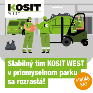 Banner priemyselný park KOSIT WEST zamestnanie
