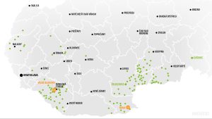 pôsobenie KOSIT WEST mapa